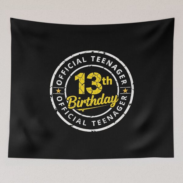 Item preview, 13th Birthday for Girl & Boy Official Teenager _ Funny Vintage designed and sold by NH2019.