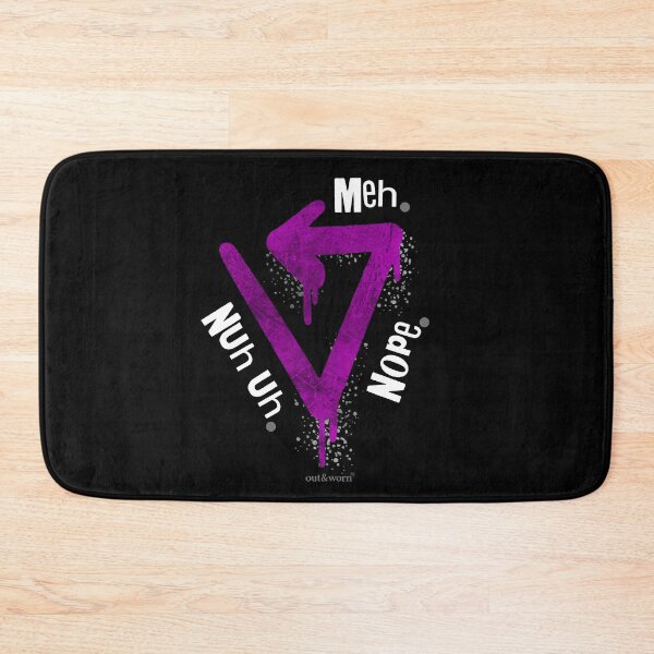 Item preview, Nuh uh. Nope. Meh. - Asexual Design designed and sold by outandworn.