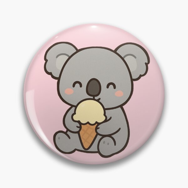 Item preview, Cute koala eating ice cream designed and sold by pawwdesigns.