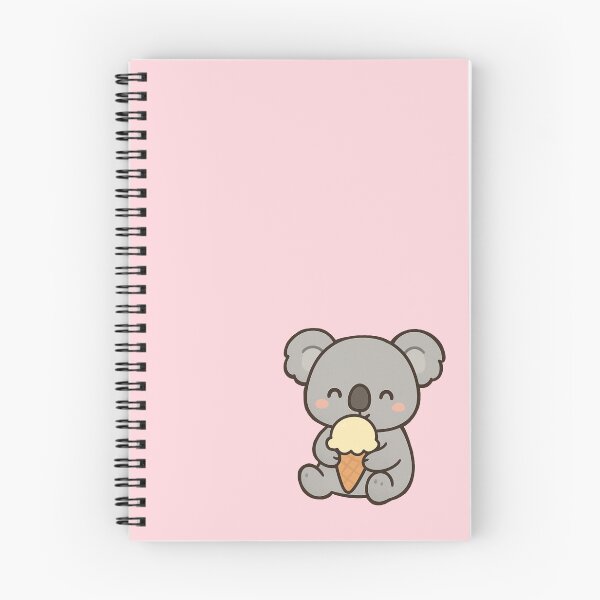 Artikelvorschau, Ein süßer Koala isst Eiscreme entworfen und verkauft von pawwdesigns.