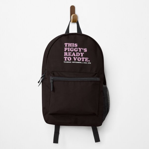 Item preview, Piggy Ready To Vote Bold Election Quote designed and sold by cosettacir6382.