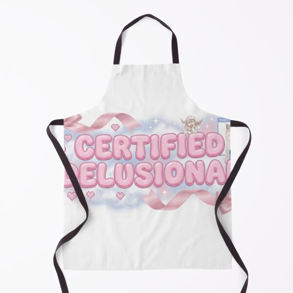 Item preview, Certified Delusional Coquette Bow Cute Mental Health Meme Sticker designed and sold by ELDA-STORE.