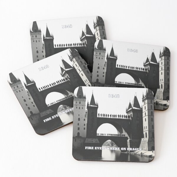 Item preview, 1648 Prague Siege: Unconquered City Defense designed and sold by GeoWhimsy Studio.