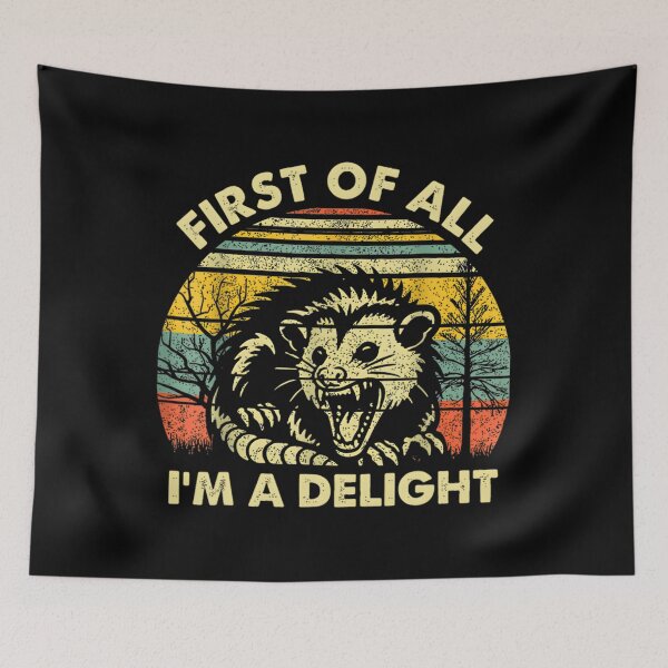 Item preview, First Of All I’m A Delight – Cute Confident Humor Design designed and sold by shopdesignfish.