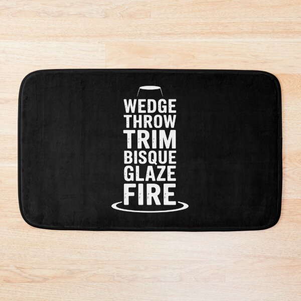 Item preview, WEDGE THROW TRIM BISQUE GLAZE FIRE Pottery Ceramics Meme designed and sold by RuthGAArt.