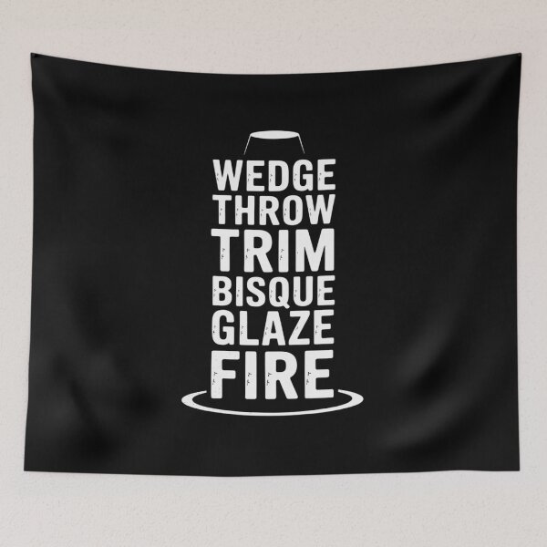 Item preview, WEDGE THROW TRIM BISQUE GLAZE FIRE Pottery Ceramics Meme designed and sold by RuthGAArt.