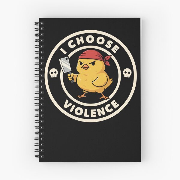 Item preview, I Choose Violence Funny Duck designed and sold by THREE LITTLE BEANS.
