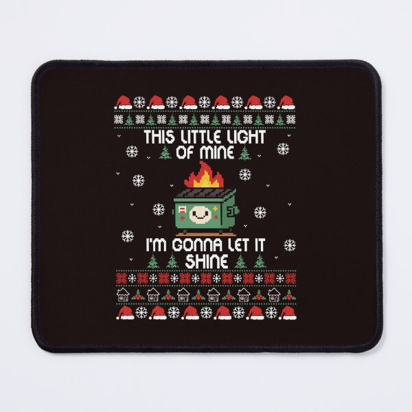 Item preview, Little Light Shine Cozy Knit Christmas Retro Scene designed and sold by cosettacir6382.