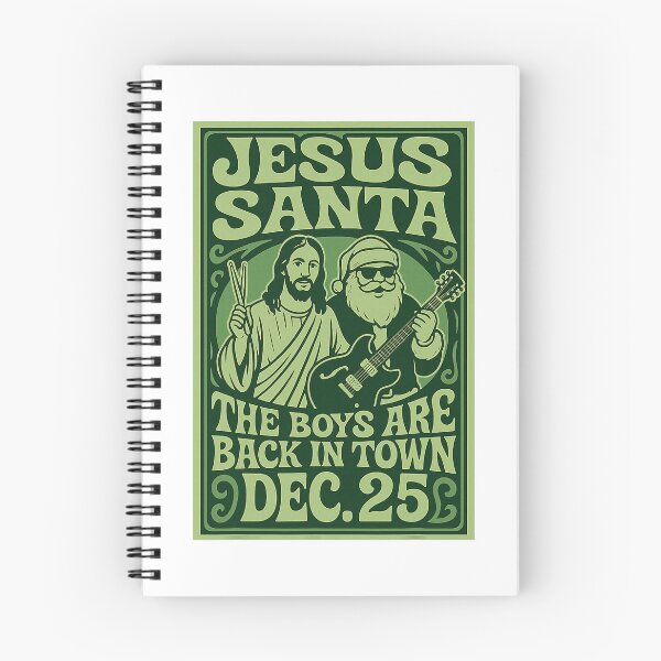 Item preview, Jesus Santa Boys Back Town Retro Christmas  designed and sold by cosettacir6382.