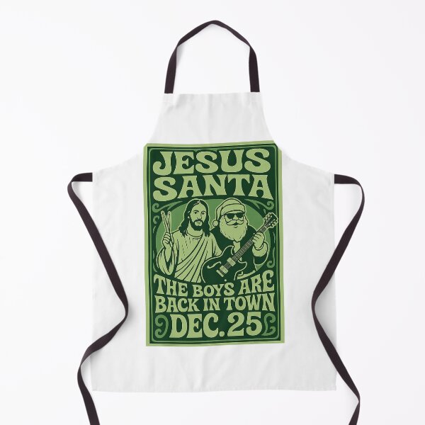 Item preview, Jesus Santa Boys Back Town Retro Christmas  designed and sold by cosettacir6382.