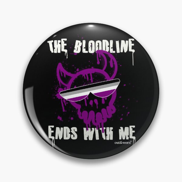 Item preview, The Bloodline Ends With Me - Asexual Design designed and sold by outandworn.
