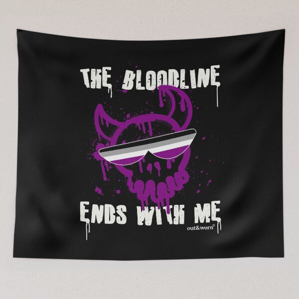 Item preview, The Bloodline Ends With Me - Asexual Design designed and sold by outandworn.