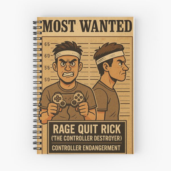 Item preview, Rage Quit Rick – The Controller Destroyer designed and sold by Laughprints.