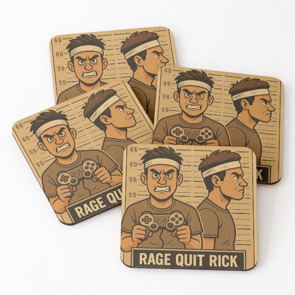 Item preview, Rage Quit Rick – The Controller Destroyer designed and sold by Laughprints.
