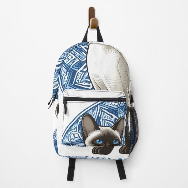 Item preview, Traditional Thai Siamese Cat Porcelain Pattern designed and sold by oynipshop.