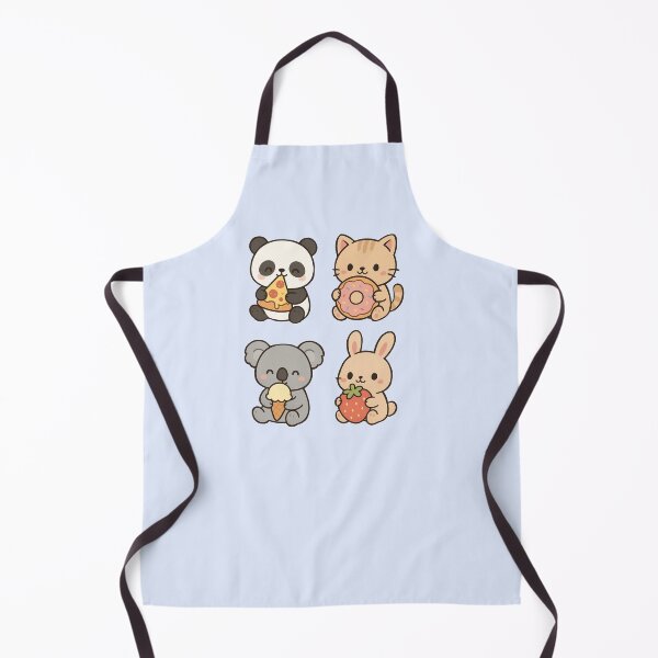 Item preview, Cute Animals with foods  designed and sold by pawwdesigns.