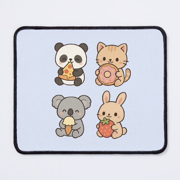 Item preview, Cute Animals with foods designed and sold by pawwdesigns.