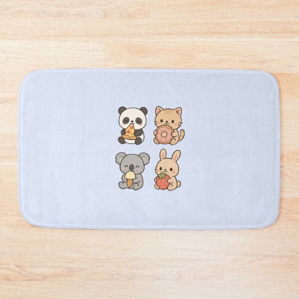 Item preview, Cute Animals with foods  designed and sold by pawwdesigns.