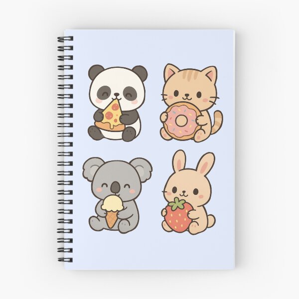 Artikelvorschau, Niedliche Tiere mit Futter entworfen und verkauft von pawwdesigns.