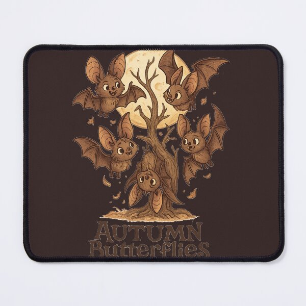 Item preview, Autumn Butterflies – Whimsical Bats Under Moonlight designed and sold by JonelCrafts.