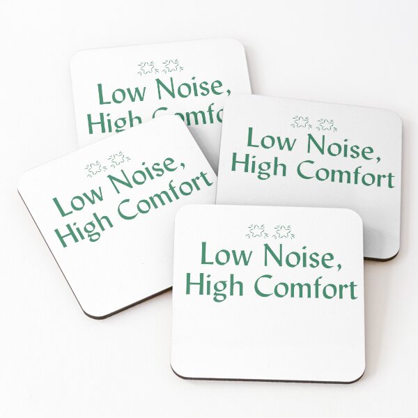 Item preview, Low Noise High Comfort Minimalist Quote T-Shirt | Quiet Aesthetic Typography With Minimal Stars | Soft Calm Vibes Tee for Everyday Comfort designed and sold by YasirHamidDesigns .