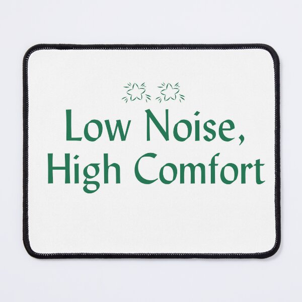 Item preview, Low Noise High Comfort Minimalist Quote T-Shirt | Quiet Aesthetic Typography With Minimal Stars | Soft Calm Vibes Tee for Everyday Comfort designed and sold by YasirHamidDesigns .