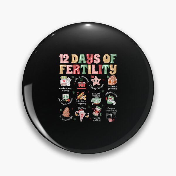 Item preview, 12 Days Of Fertility Ivf Nurse Christmas Ob Gyn Transfer Day designed and sold by ClaraTeresa1.