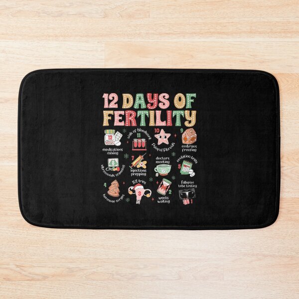 Item preview, 12 Days Of Fertility Ivf Nurse Christmas Ob Gyn Transfer Day designed and sold by ClaraTeresa1.
