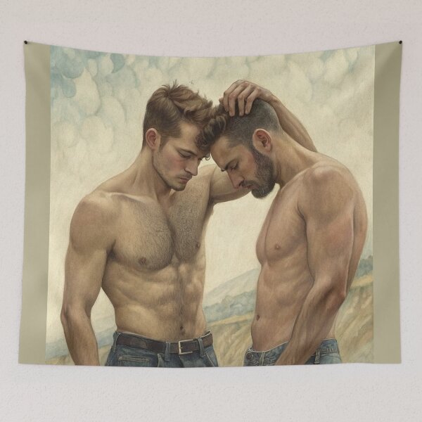Item preview, Desert Dialogue: An Intimate Moment of Connection designed and sold by gayishdesign.