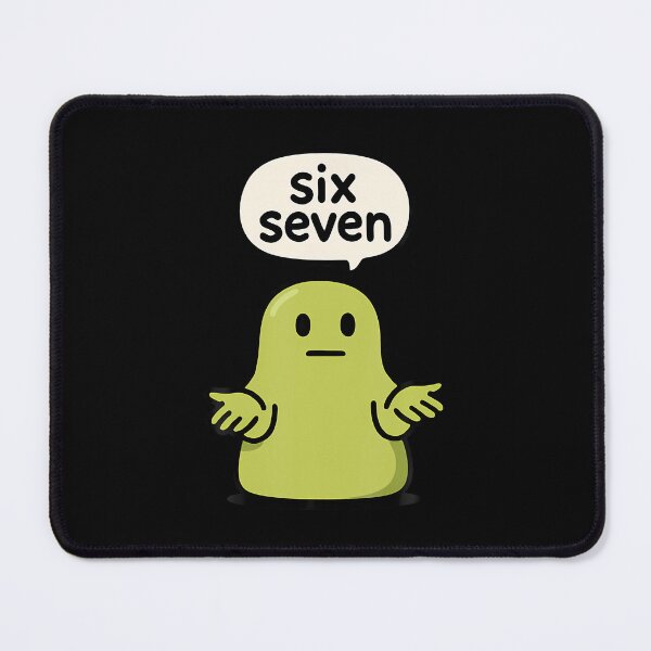 Item preview, 67 Six Seven 6-7 Green Blob Slime - Funny Kids Brainrot Meme designed and sold by DawnPatricia.