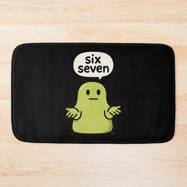 Item preview, 67 Six Seven 6-7 Green Blob Slime - Funny Kids Brainrot Meme designed and sold by DawnPatricia.