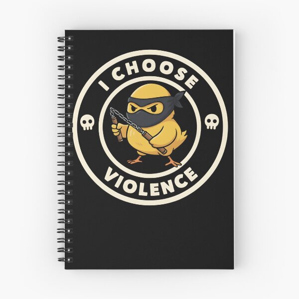 Item preview, I Choose Violence Funny Duck designed and sold by THREE LITTLE BEANS.