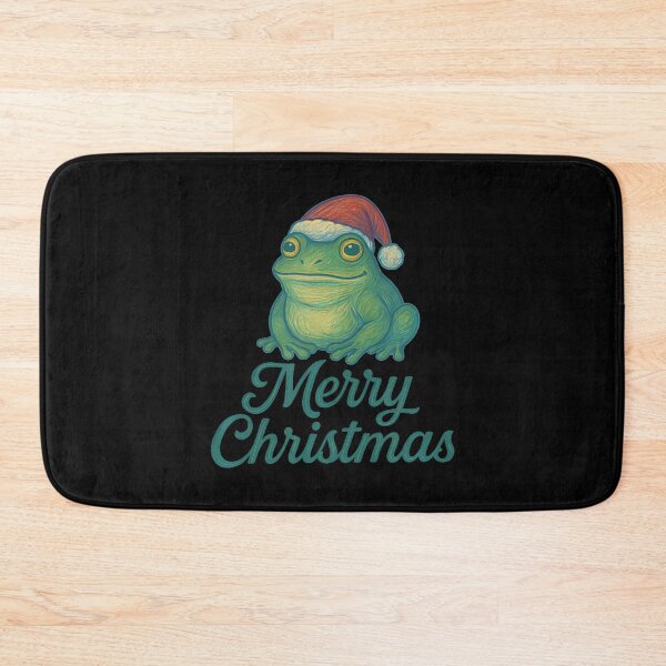 Item preview, Merry Christmas Froggy Cute Frog Xmas Holiday Frogs designed and sold by CarmelaConstan.