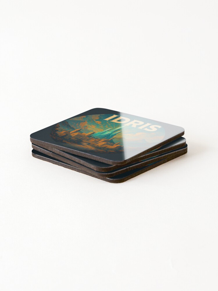 Thumbnail 4 of 5, Coasters (Set of 4), Idris - Shadowhunters designed and sold by Random-Reality.