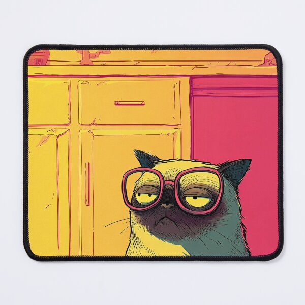 Item preview, Hipster Kitten's Morning Ritual designed and sold by Venon28.