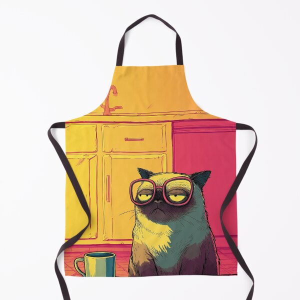 Item preview, Hipster Kitten's Morning Ritual designed and sold by Venon28.