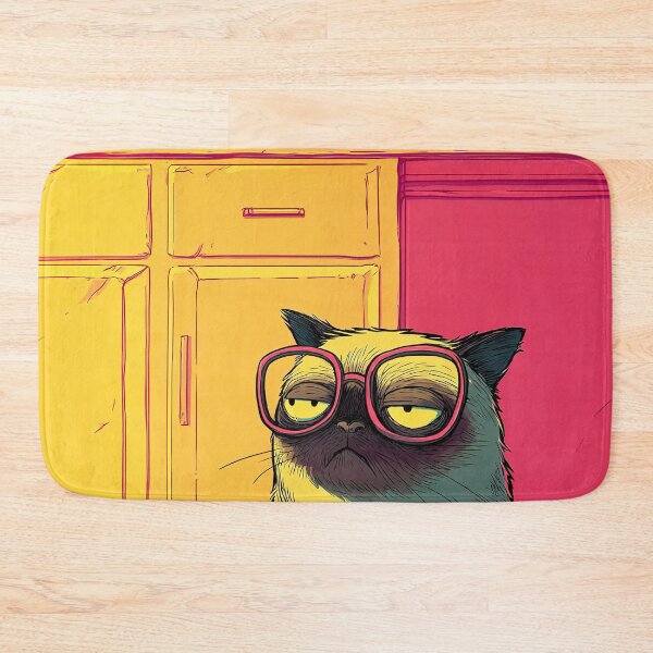 Item preview, Hipster Kitten's Morning Ritual designed and sold by Venon28.