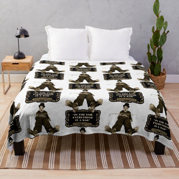 Item preview, Charlie Chaplin Quotes - _quot_In The End Oversized  designed and sold by msicalY2KShop.