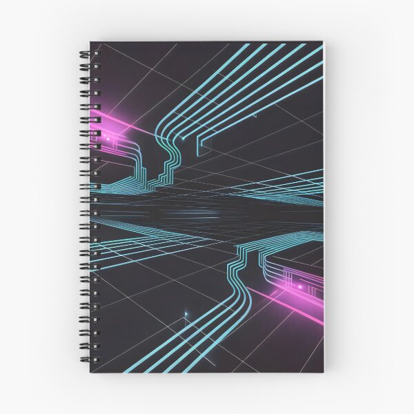 Item preview, AI ASMR Neon Grid Virtual Tech Vibes Design designed and sold by SplashTastic.