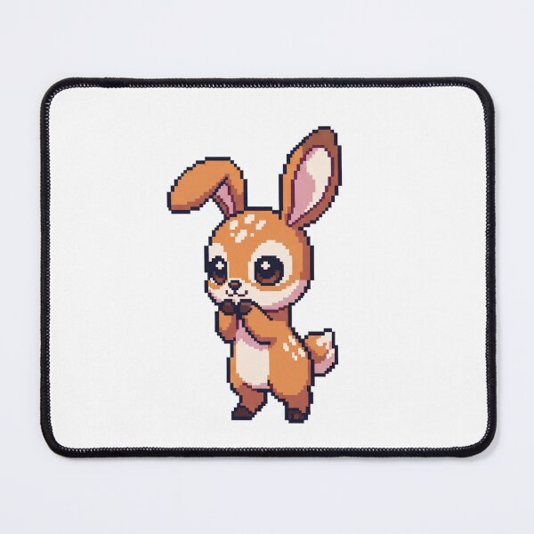 Item preview, Fawnbun Asking for Cuddles – Irresistibly Cute Deer-Bunny Kawaii Sticker designed and sold by Pixel Girl Aesthetic Studio.