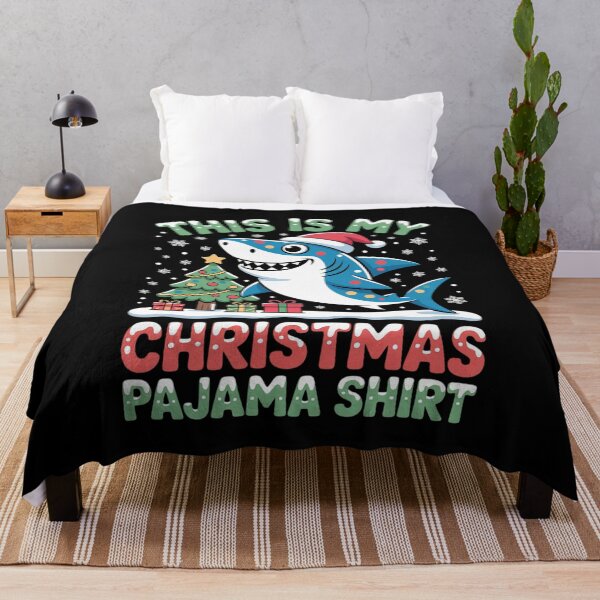 Item preview, This Is My Christmas Pajama Hammerhead Shark designed and sold by BeetleMalon.