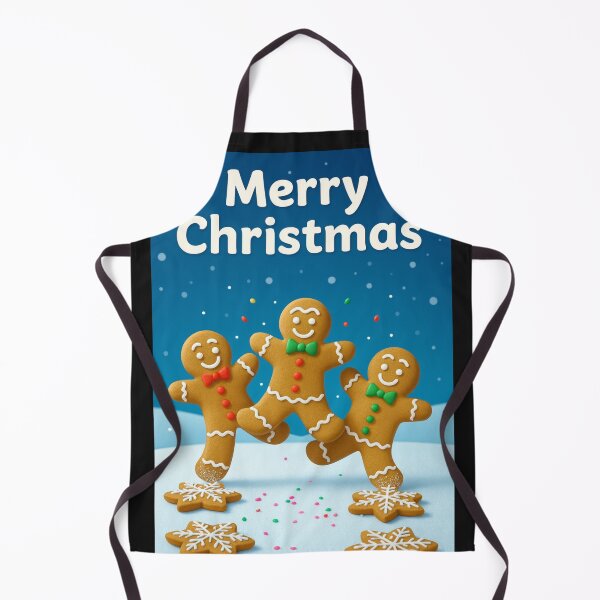 Artikelvorschau, Tanzendes Lebkuchen-Trio – Fröhliche Weihnachtsstimmung entworfen und verkauft von Laugh & Rewind .