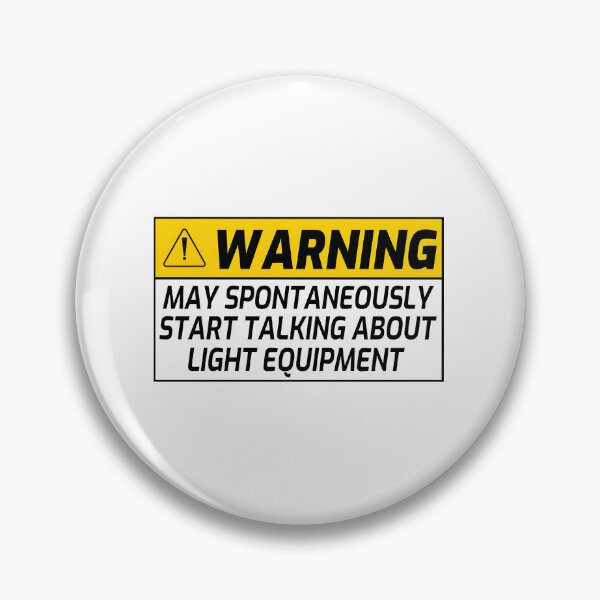 Item preview, Funny Lighting Technician Warning Sign designed and sold by otsilibarfob.