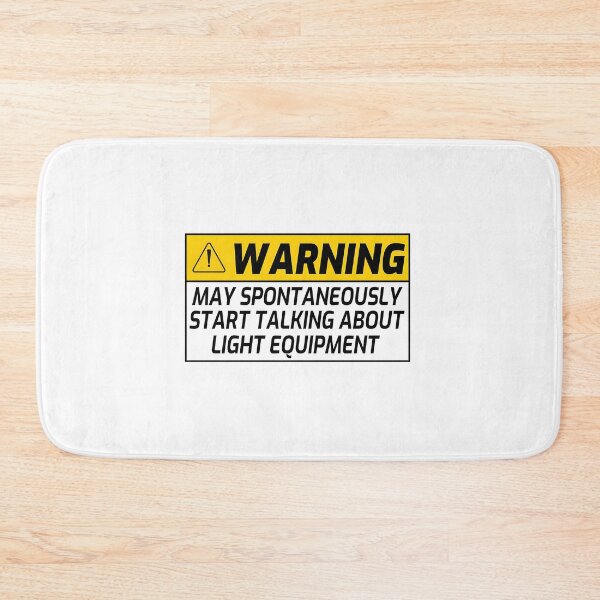 Item preview, Funny Lighting Technician Warning Sign designed and sold by otsilibarfob.