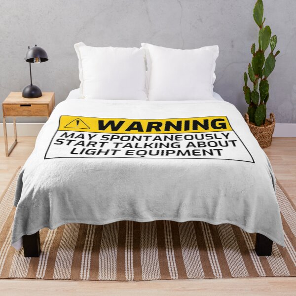 Item preview, Funny Lighting Technician Warning Sign designed and sold by otsilibarfob.