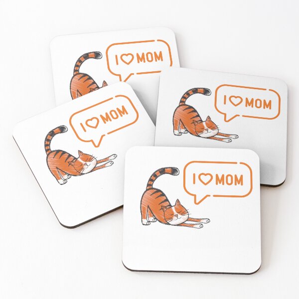 Item preview, I Love Mom – Cat Edition designed and sold by Lavishly-Design.