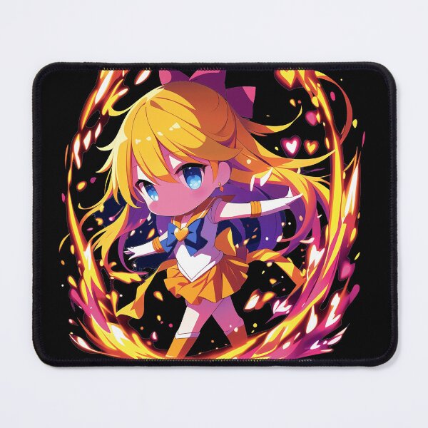 Item preview, Sailor Venus Chibi Love Power Anime Art - Sailor Moon designed and sold by MulteeverseStudio.