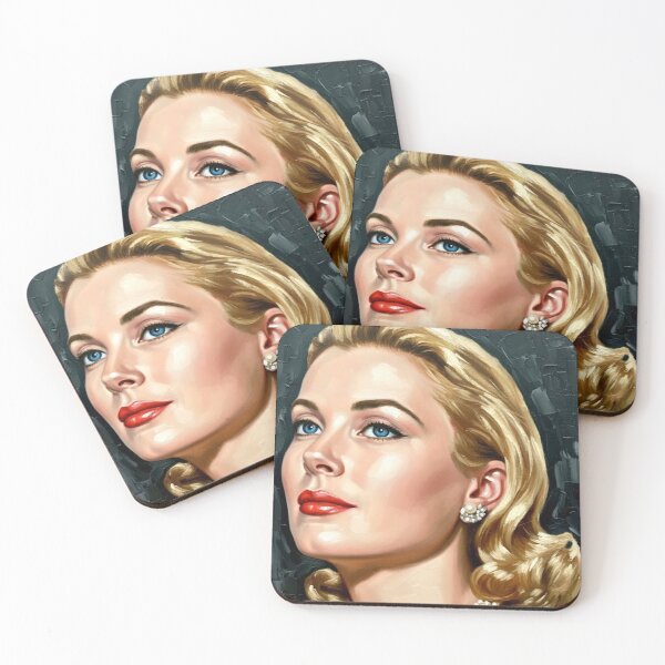 Item preview, Grace Kelly - Pearl Necklace & Blue Eyes designed and sold by Art's Diner.