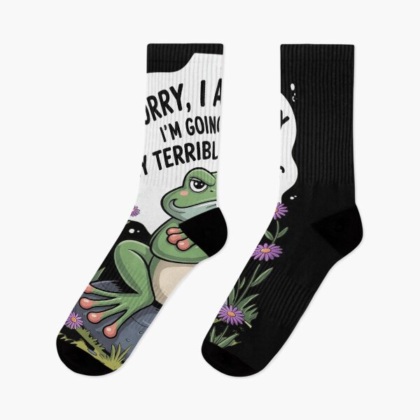 Item preview, Cute Frog Sorry I Am Cranky I'm Going Through My Terrible  designed and sold by RsFilsingerArt.