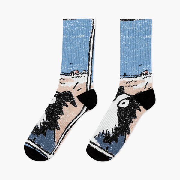 Item preview, Minimalist Australian Shepherd Ranch Walking Art designed and sold by Flying Doggo.